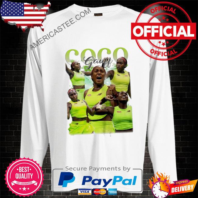 Coco gauff vintage 90s bootleg shirt