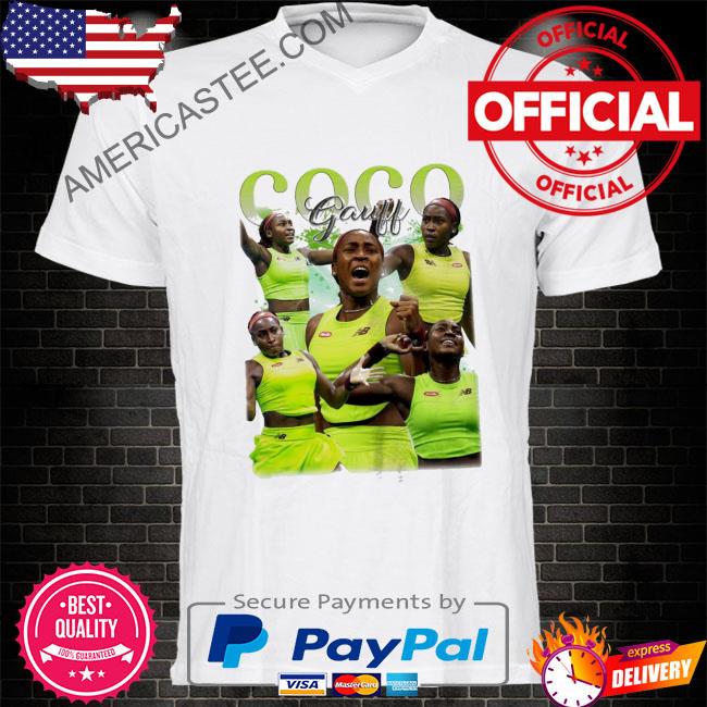 Coco gauff vintage 90s bootleg shirt
