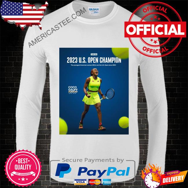 Coco gauff wins her first-ever major title at only 19 years old shirt