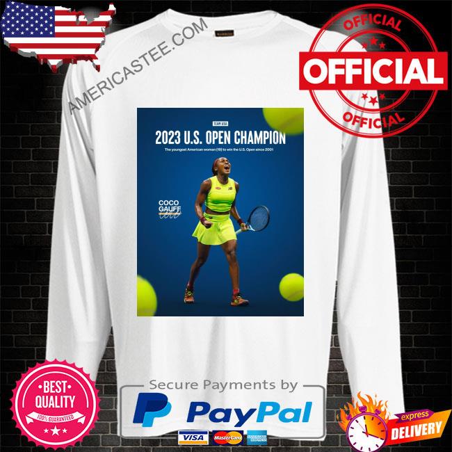 Coco gauff wins her first-ever major title at only 19 years old shirt