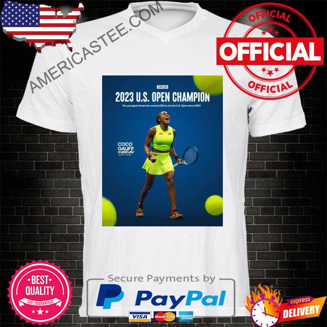 Coco gauff wins her first-ever major title at only 19 years old shirt