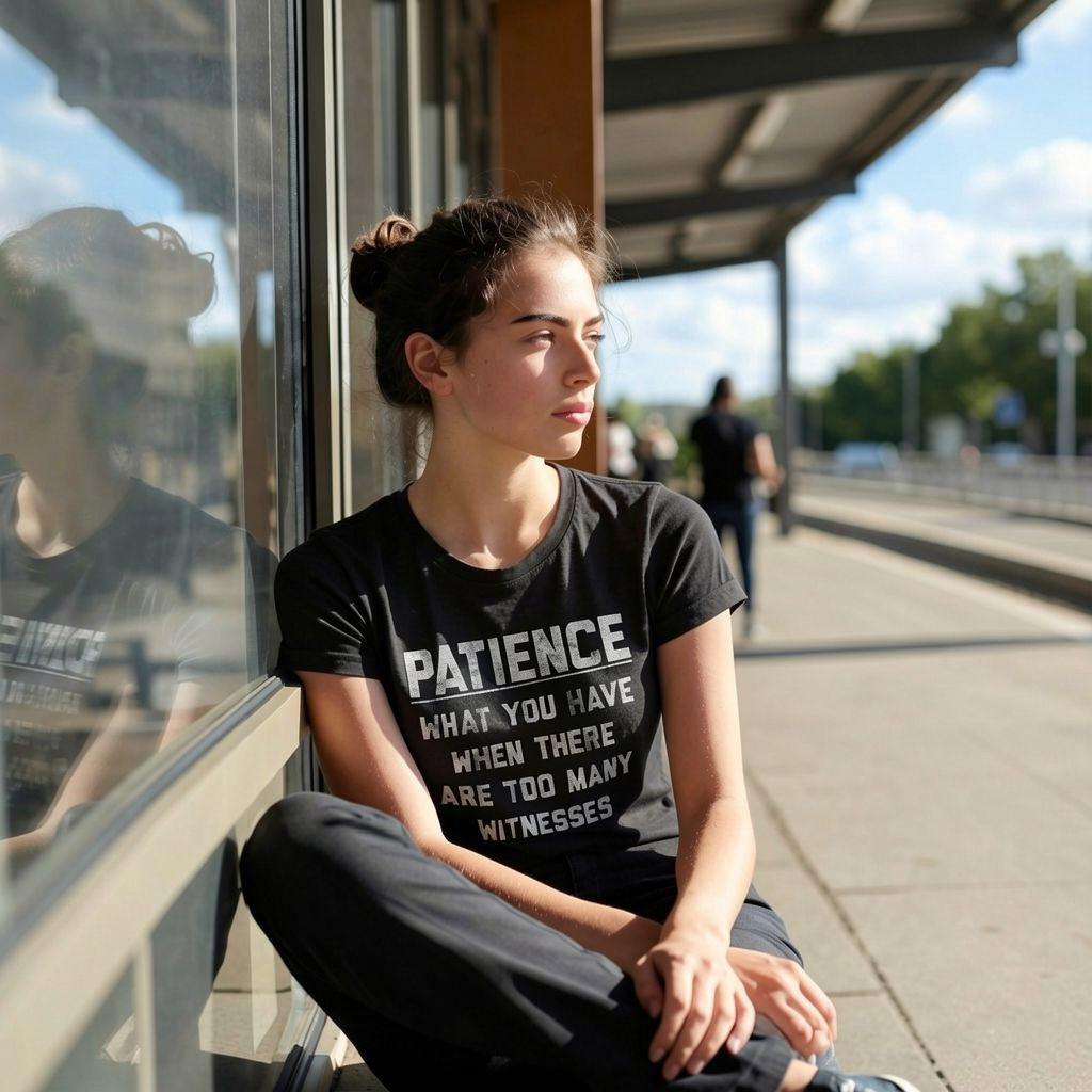 Patience What You Have When There Are Too Many Witnesses Women's T Shirt