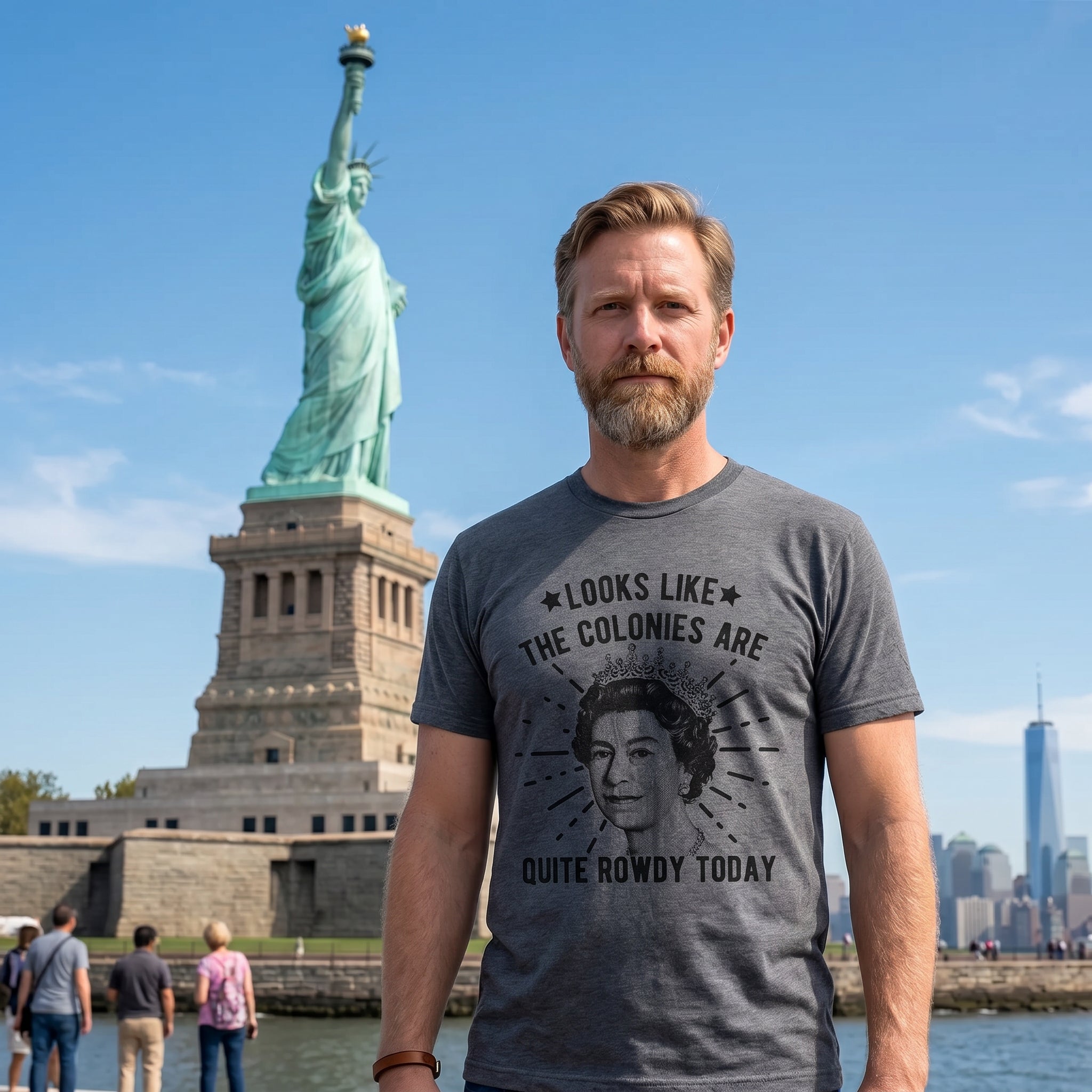 Looks Like The Colonies Are Quite Rowdy Today Men's T Shirt