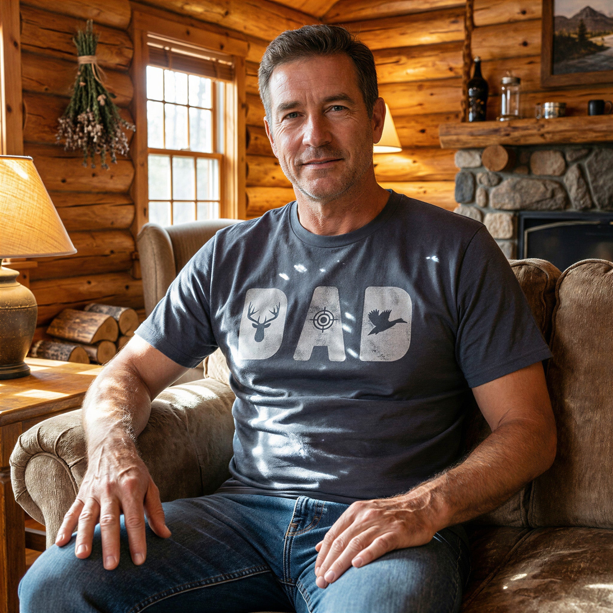Dad Hunting Men's T Shirt