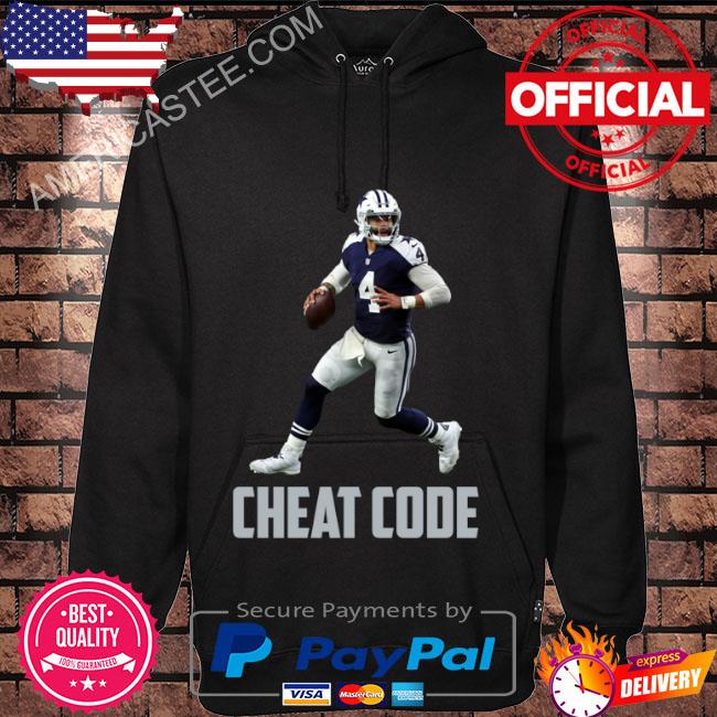 Dak prescott cheat code Dallas football fan shirt