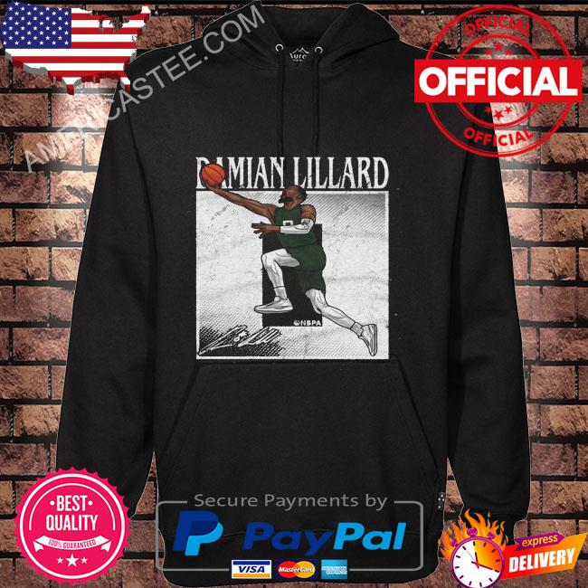 Damian lillard milwaukee number signature shirt