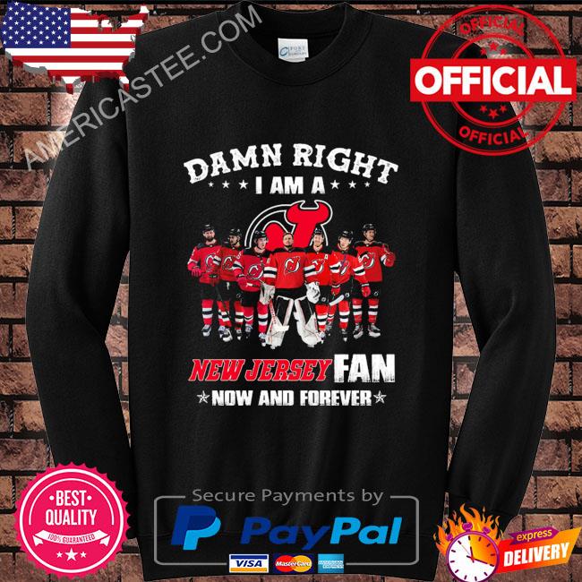 Damn right I am a New Jersey fan bow and forever shirt