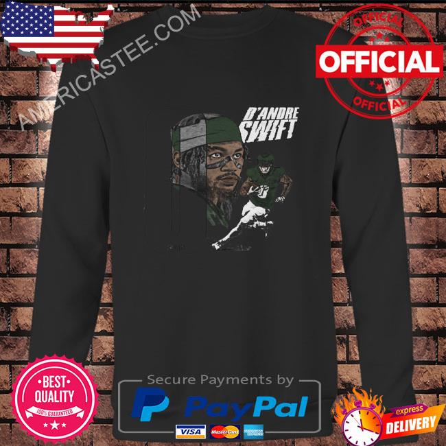 D’andre swift philadelphia portrait number shirt