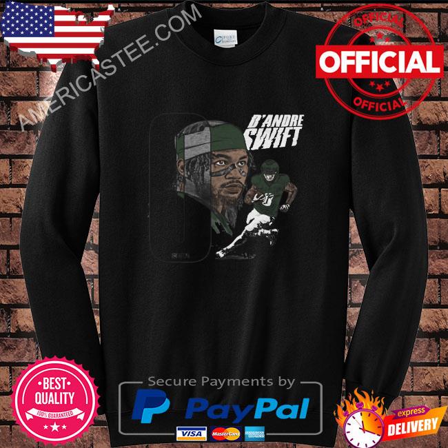 D’andre swift philadelphia portrait number shirt