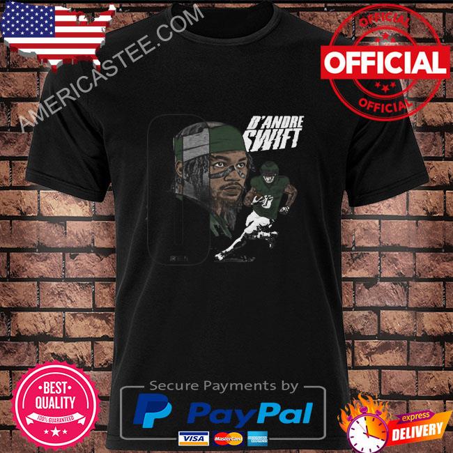 D’andre swift philadelphia portrait number shirt