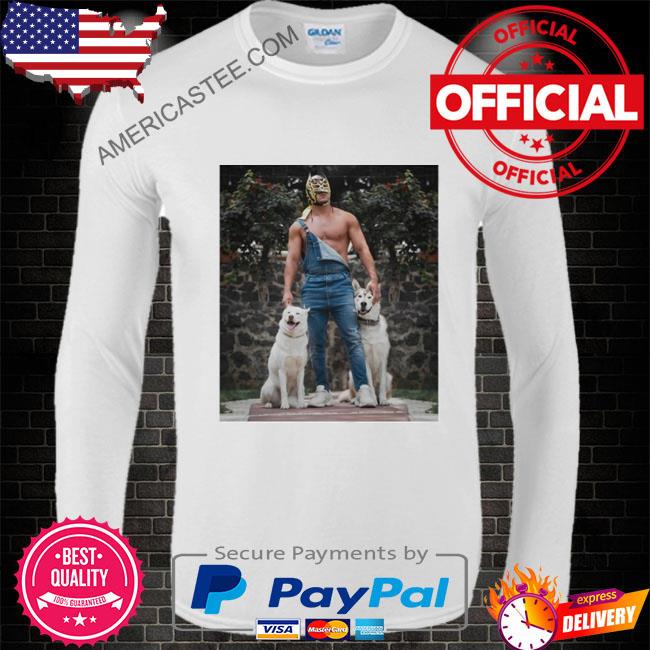 Dark Puroresu Flowsion Luchador Dragon Lee With His Dogs Photo Shirt