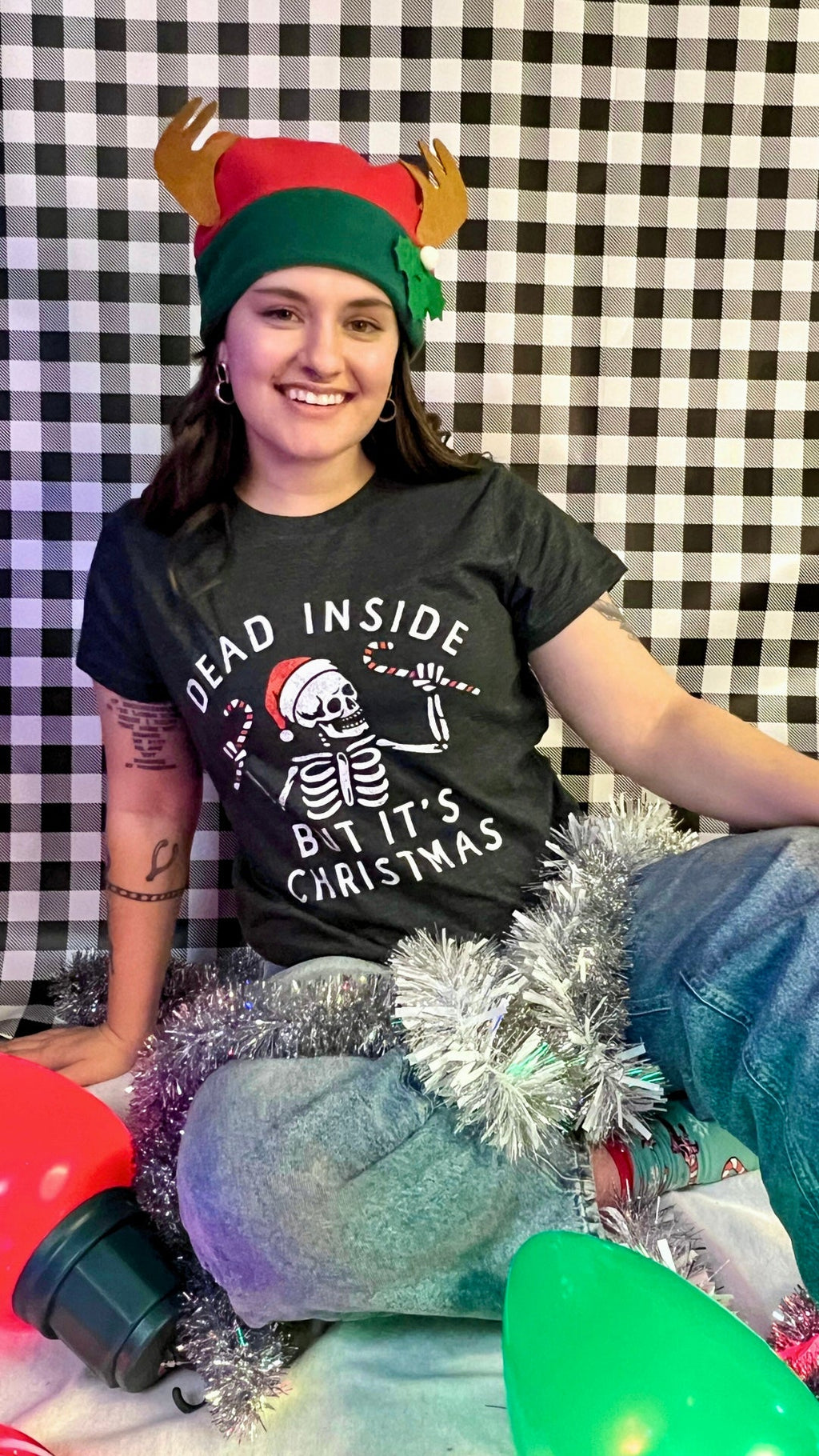 Dead Inside But Its Christmas Women's T Shirt