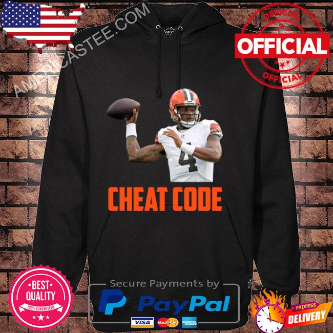 Deshaun watson cheat code cleveland football fan shirt