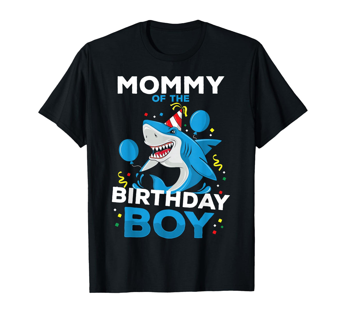Mommy Birthday Boy Shark Ocean Matching Family Unisex T-shirt, Sweatshirt, Hoodie (1)