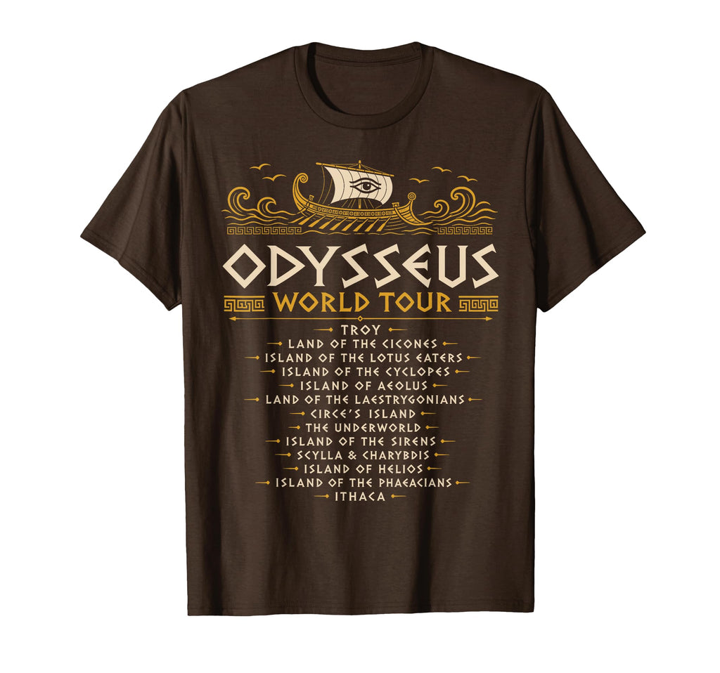 Odyssey Homer Dark Academia Odysseus World Tour Unisex T-shirt, Sweatshirt, Hoodie (1)