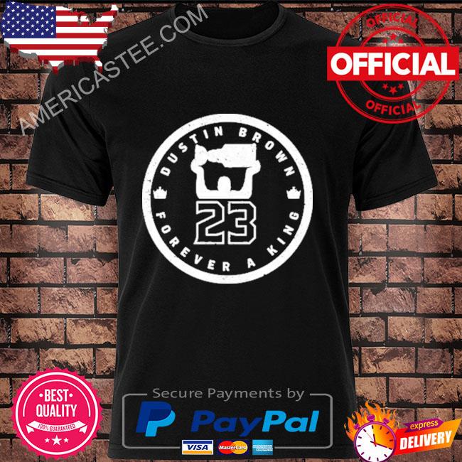 Dustin brown los angeles kings mitchell and ness forever a king shirt