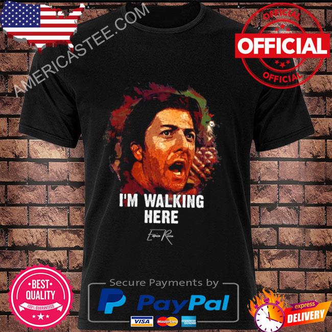 Enrico Rizzo I`m Walking Here Famous Movie Midnight Cowboy shirt