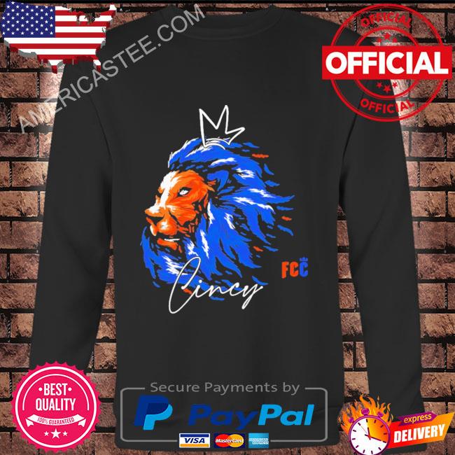 Fc cincinnati lion head sketch shirt