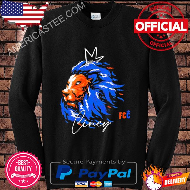 Fc cincinnati lion head sketch shirt