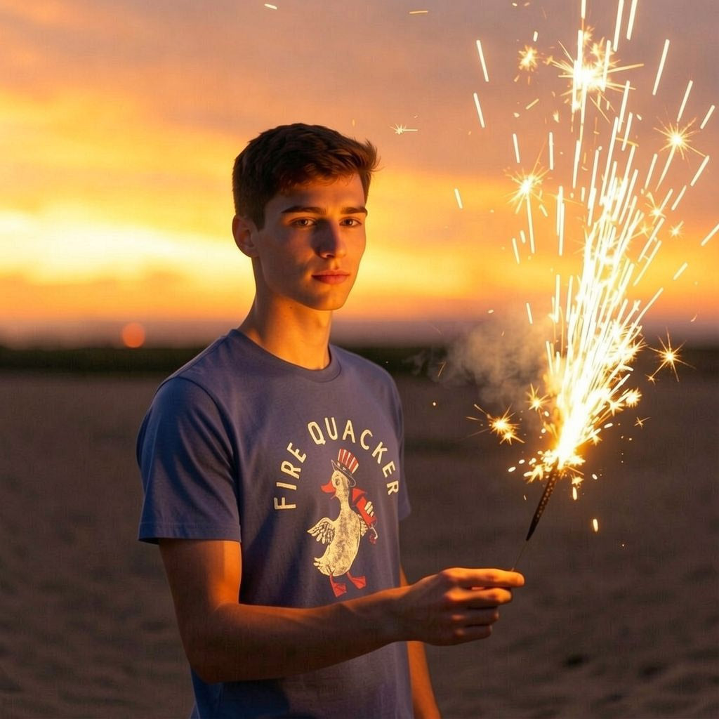 Fire Quacker Men's T Shirt