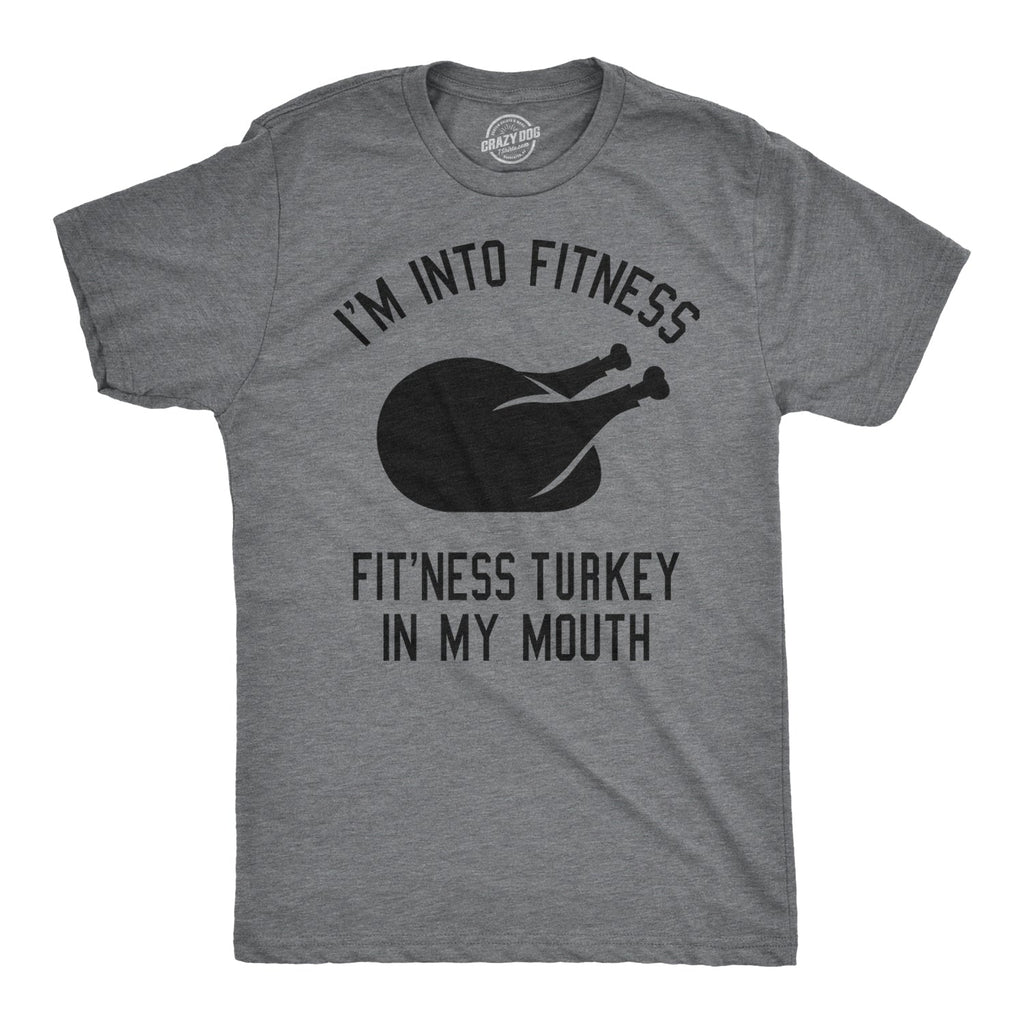 Fitness Turkey In My Mouth Men's T Shirt