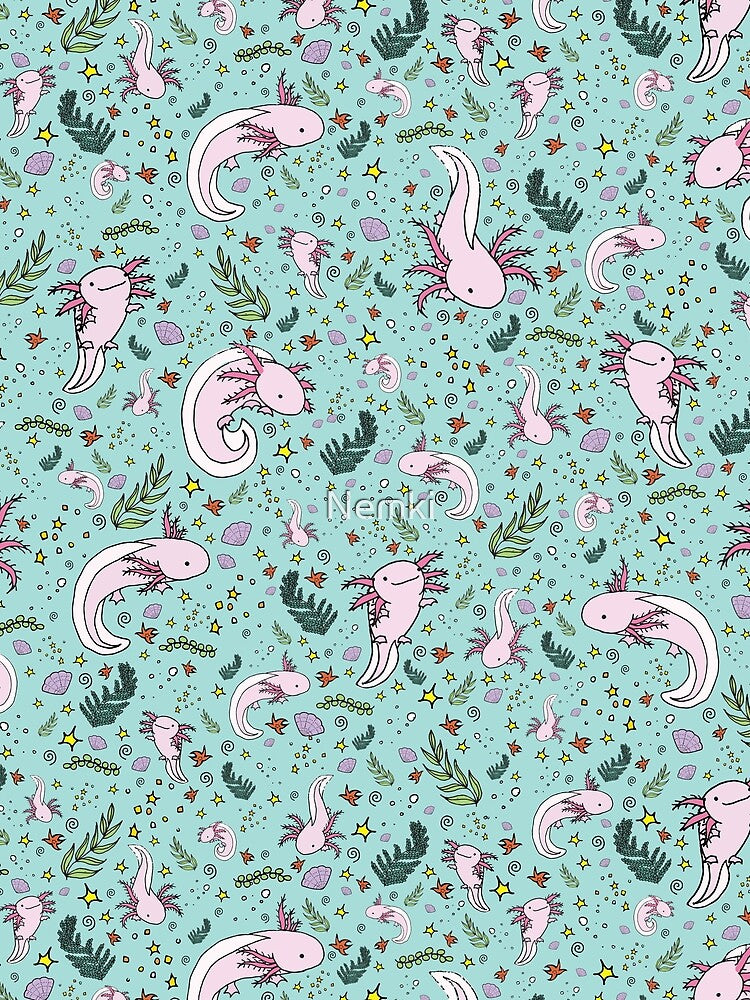 Axolotl by Nemki T-Shirts, Hoodie, Sweatshirt | BlankRebels.com (Image 2)
