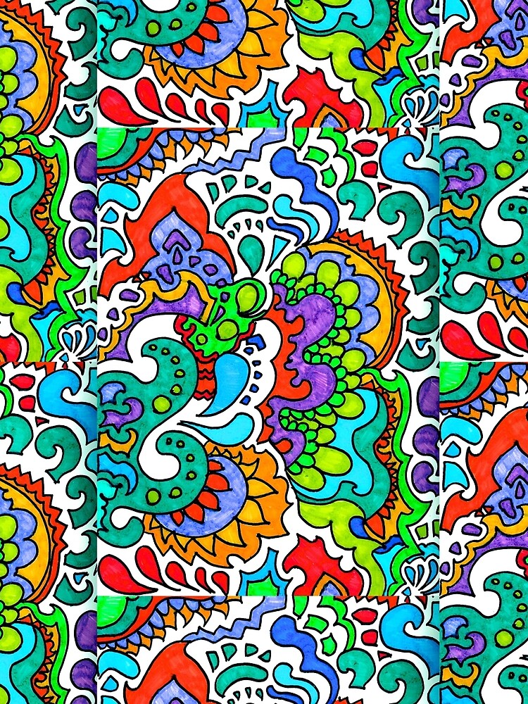 Colorful Bubbly Sun Doodle by Hannah Staab T-Shirts, Hoodie, Sweatshirt | BlankRebels.com (Image 2)