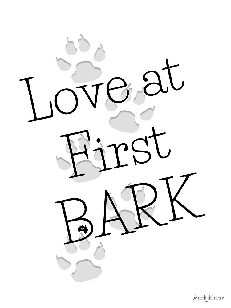 Love at First BARK by Andykinoz T-Shirts, Hoodie, Sweatshirt | BlankRebels.com (Image 2)