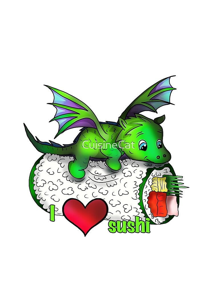 animal sushi dragon roll by CuisineCat T-Shirts, Hoodie, Sweatshirt | BlankRebels.com (Image 2)
