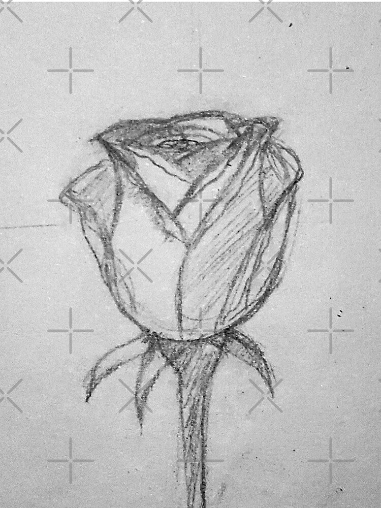 Vintage Rose Sketch by HomesvilleArt T-Shirts, Hoodie, Sweatshirt | BlankRebels.com (Image 2)