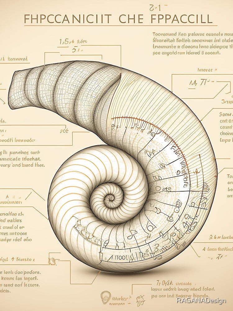 Hand Drawn Fibonacci Style Infographic by RAGANADesign T-Shirts, Hoodie, Sweatshirt | BlankRebels.com (Image 2)