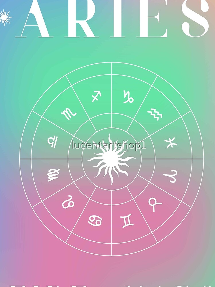 Aries Zodiac, Horoscope by lucentartshop1 T-Shirts, Hoodie, Sweatshirt | BlankRebels.com (Image 2)
