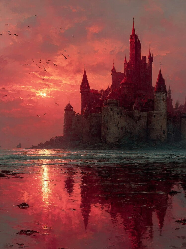 gothic castle in sunset by artsy artistry T-Shirts, Hoodie, Sweatshirt | BlankRebels.com (Image 2)
