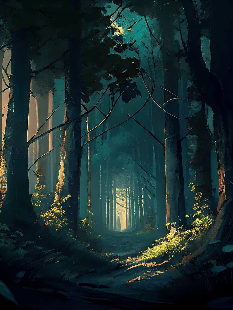 The Night Forest by CosmicScare10 T-Shirts, Hoodie, Sweatshirt | BlankRebels.com (Image 2)