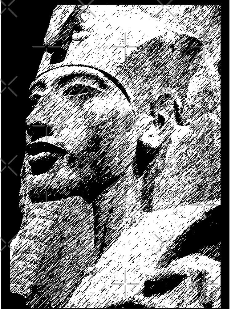 King Akhenaten Sketch by emhoteb T-Shirts, Hoodie, Sweatshirt | BlankRebels.com (Image 2)