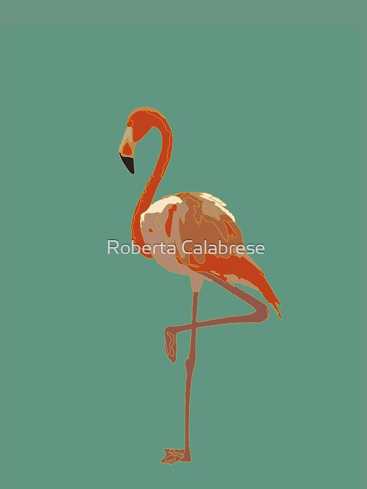 flamingo in geometric sketch style by Roberta Calabrese T-Shirts, Hoodie, Sweatshirt | BlankRebels.com (Image 2)