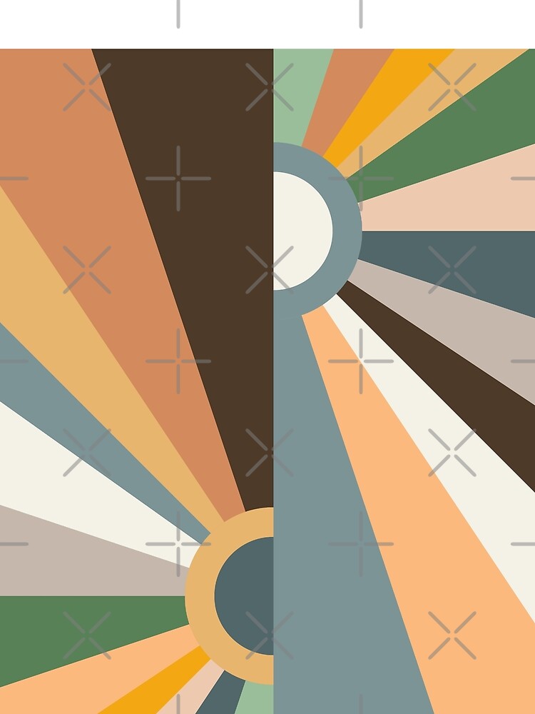 Offset Retro Sunset Rainbow 5 by MaryJaneRC T-Shirts, Hoodie, Sweatshirt | BlankRebels.com (Image 2)