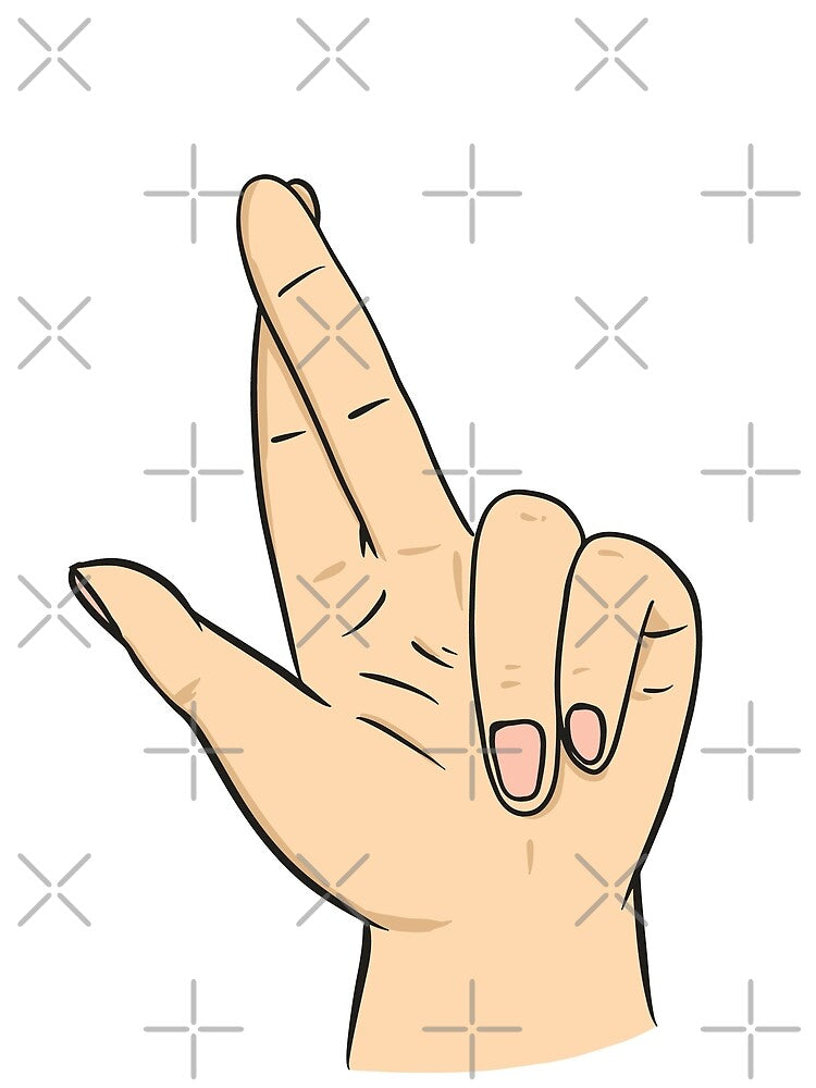 Crossed fingers by Художник T-Shirts, Hoodie, Sweatshirt | BlankRebels.com (Image 2)