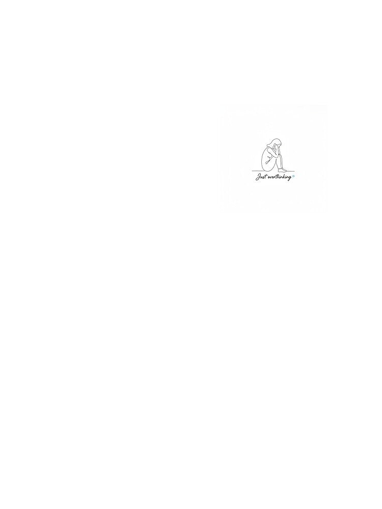 Just overthinking by DesignsbyMYK T-Shirts, Hoodie, Sweatshirt | BlankRebels.com (Image 2)