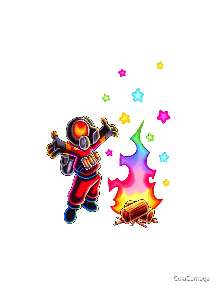 TF2 Rainbow Fire by ColaCarnage T-Shirts, Hoodie, Sweatshirt | BlankRebels.com (Image 2)