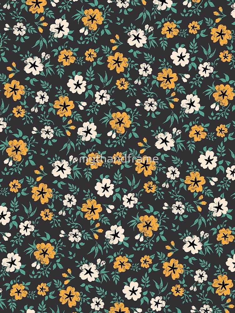 Floral Cheer Cute Ditsy Flowers Pattern by mythandframe T-Shirts, Hoodie, Sweatshirt | BlankRebels.com (Image 2)