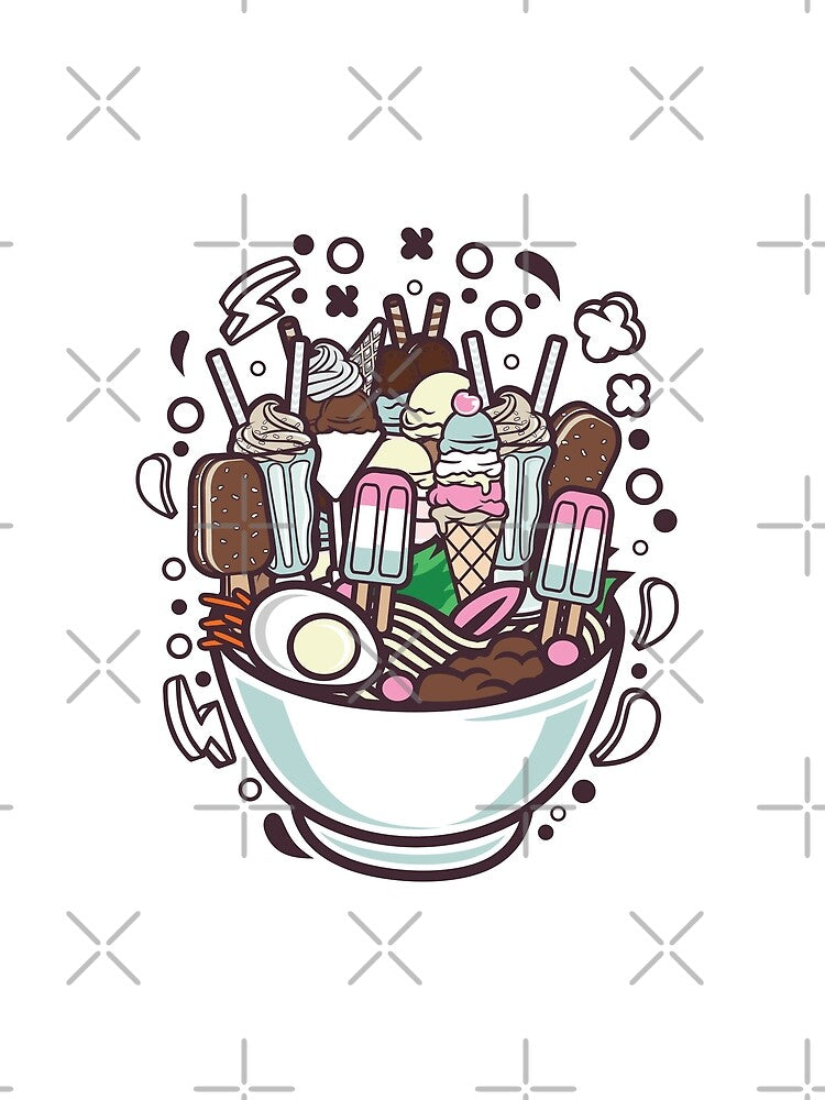 I Love ice cream Noodles HAPPY BOWL by Emil1993 T-Shirts, Hoodie, Sweatshirt | BlankRebels.com (Image 2)