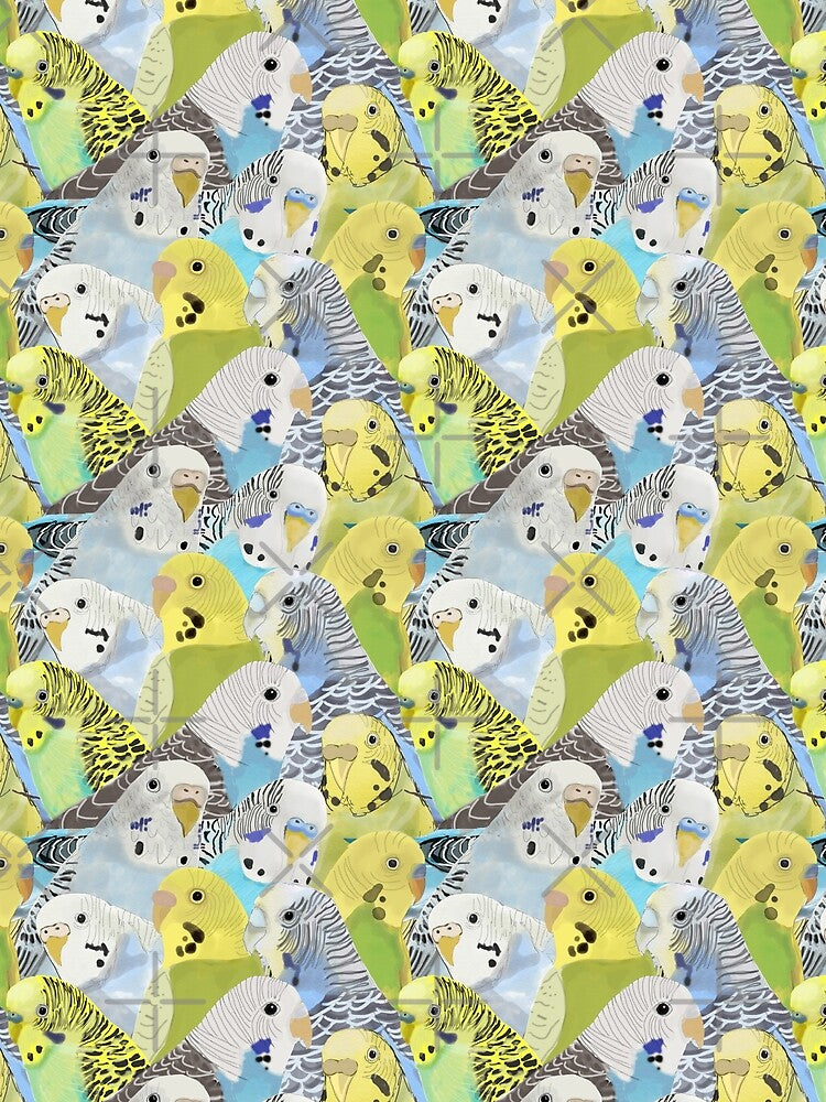 Budgie Parakeets by Amy Hadden T-Shirts, Hoodie, Sweatshirt | BlankRebels.com (Image 2)