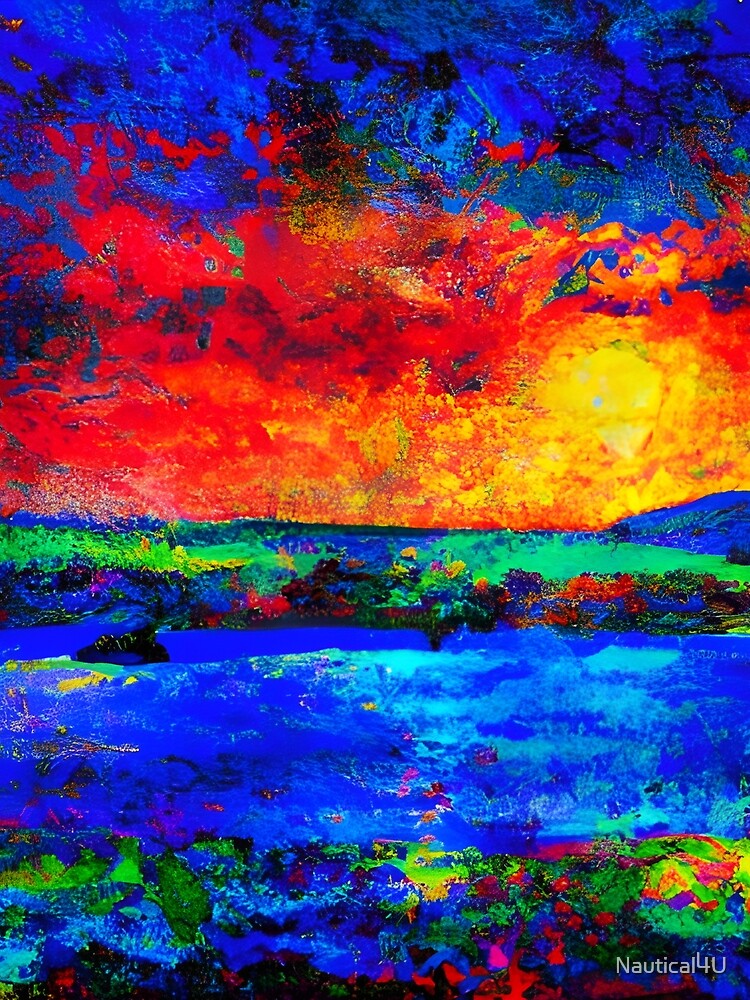 Sunset Painting by Nautical4U T-Shirts, Hoodie, Sweatshirt | BlankRebels.com (Image 2)