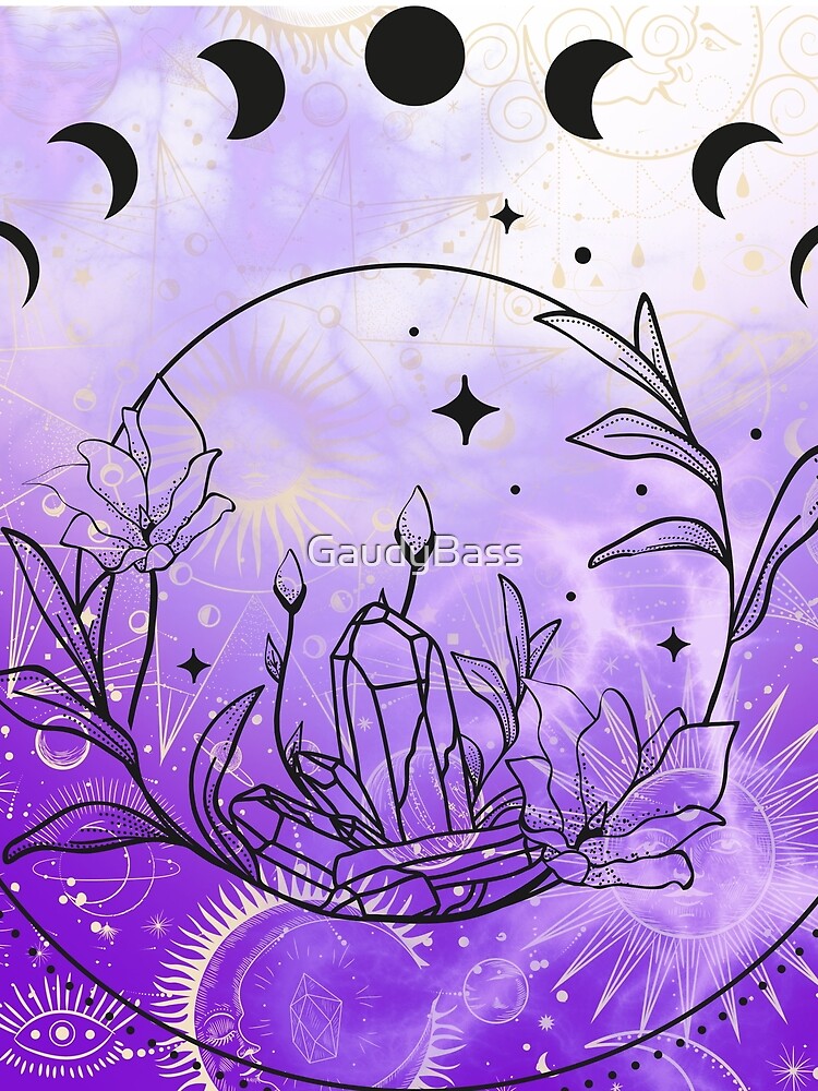 Mystical Moon Phases by GaudyBass T-Shirts, Hoodie, Sweatshirt | BlankRebels.com (Image 2)