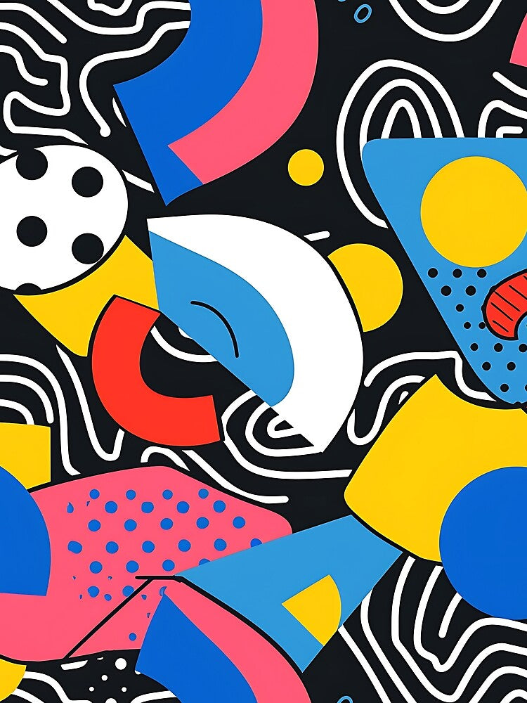 Colorful 90s pattern by FrostyFrisby T-Shirts, Hoodie, Sweatshirt | BlankRebels.com (Image 2)