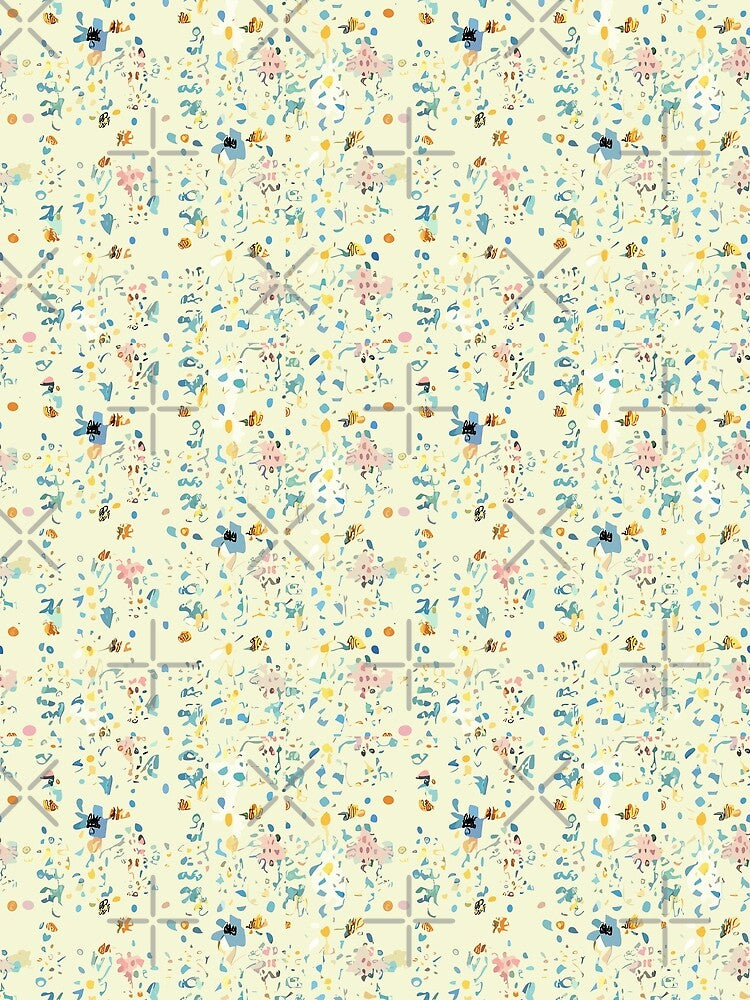Pale Yellow Floral Pattern by SamJanner T-Shirts, Hoodie, Sweatshirt | BlankRebels.com (Image 2)