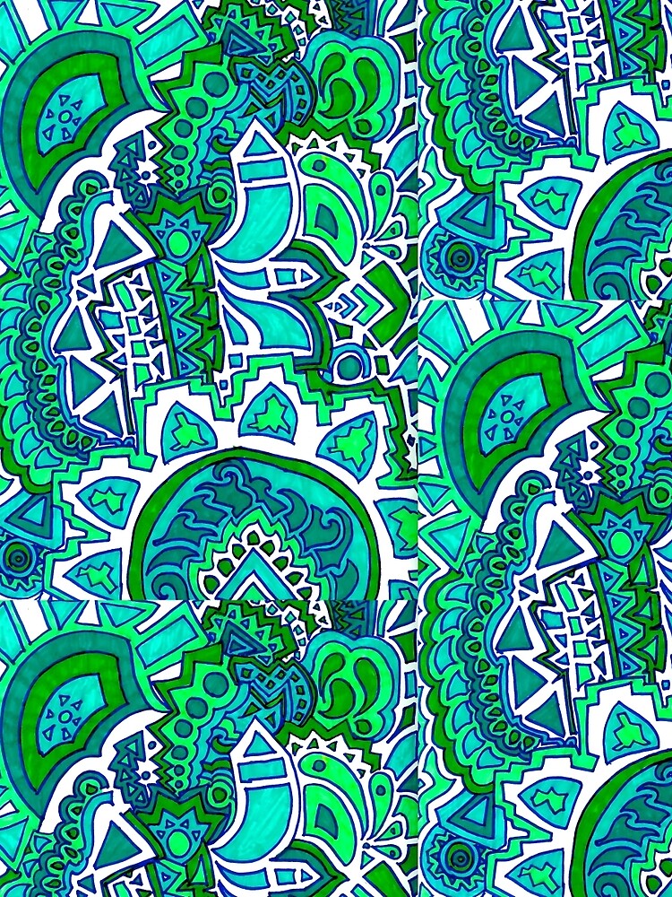 Green Sun Doodle by Hannah Staab T-Shirts, Hoodie, Sweatshirt | BlankRebels.com (Image 2)