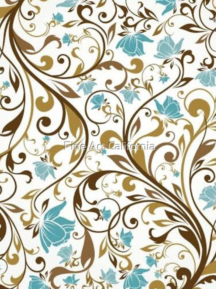 Graphic floral sticker by Fine Art California T-Shirts, Hoodie, Sweatshirt | BlankRebels.com (Image 2)