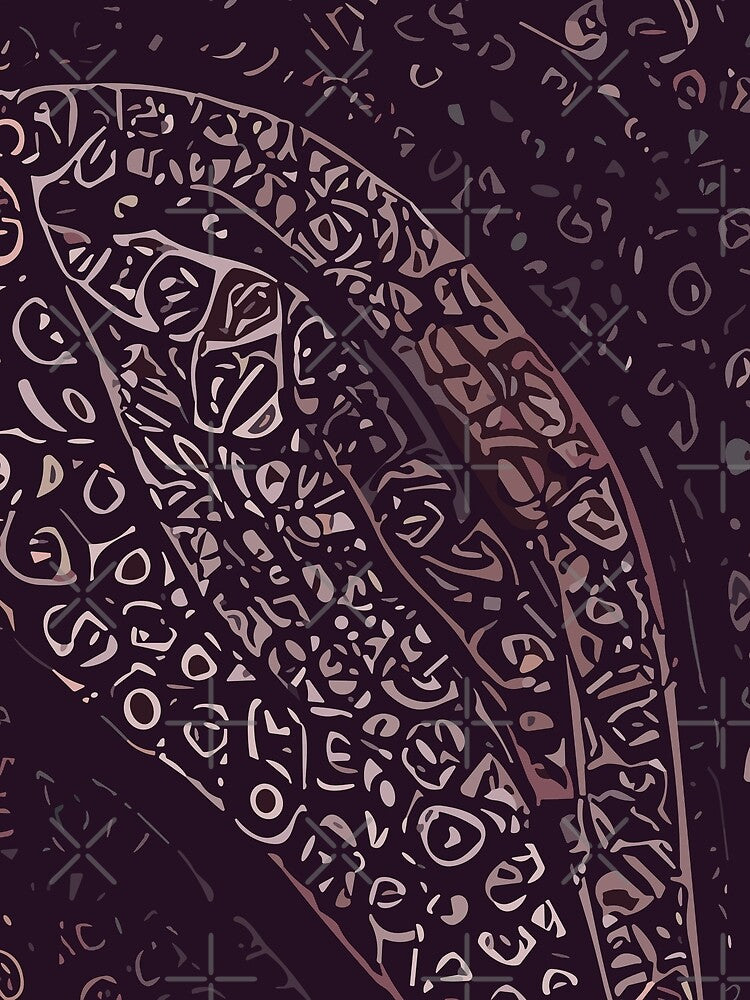 Grunge Brown Paisley by SamJanner T-Shirts, Hoodie, Sweatshirt | BlankRebels.com (Image 2)